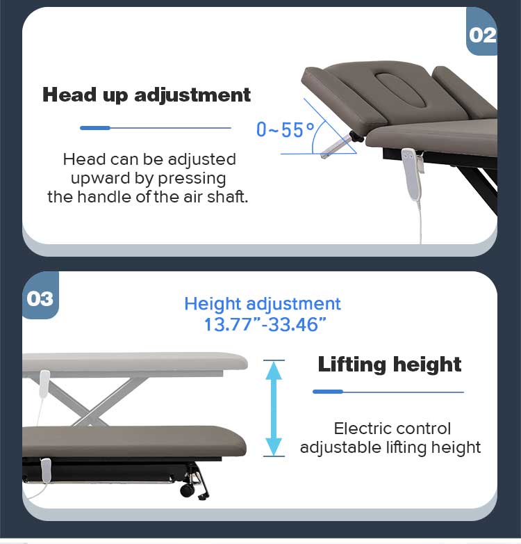 電動可調節按摩理療床